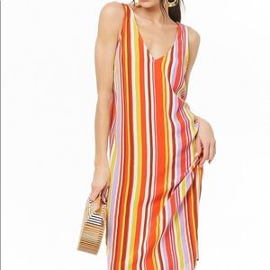 Forever 21 Striped Multi Color Tank Dress